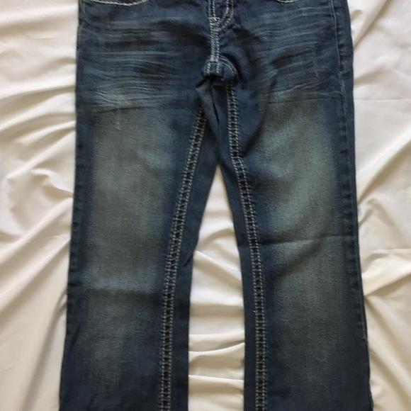🔴𝗕𝗢𝗚𝗢🔴b-unit warehouse one size 28 maternity jeans - Picture 11 of 16